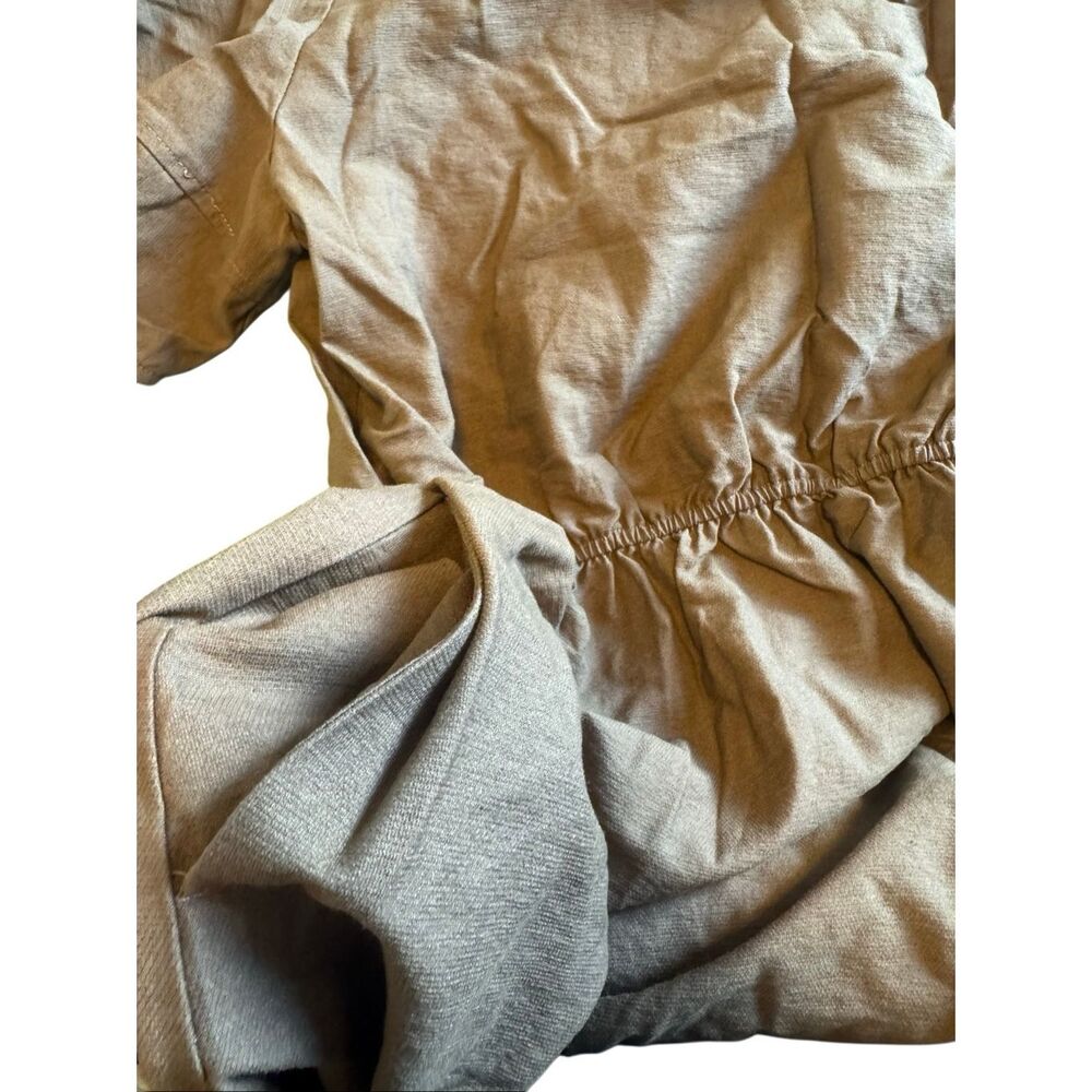 Mejiong Park size small brown balloon sleeve midi dress - NWT - Picture 5 of 6